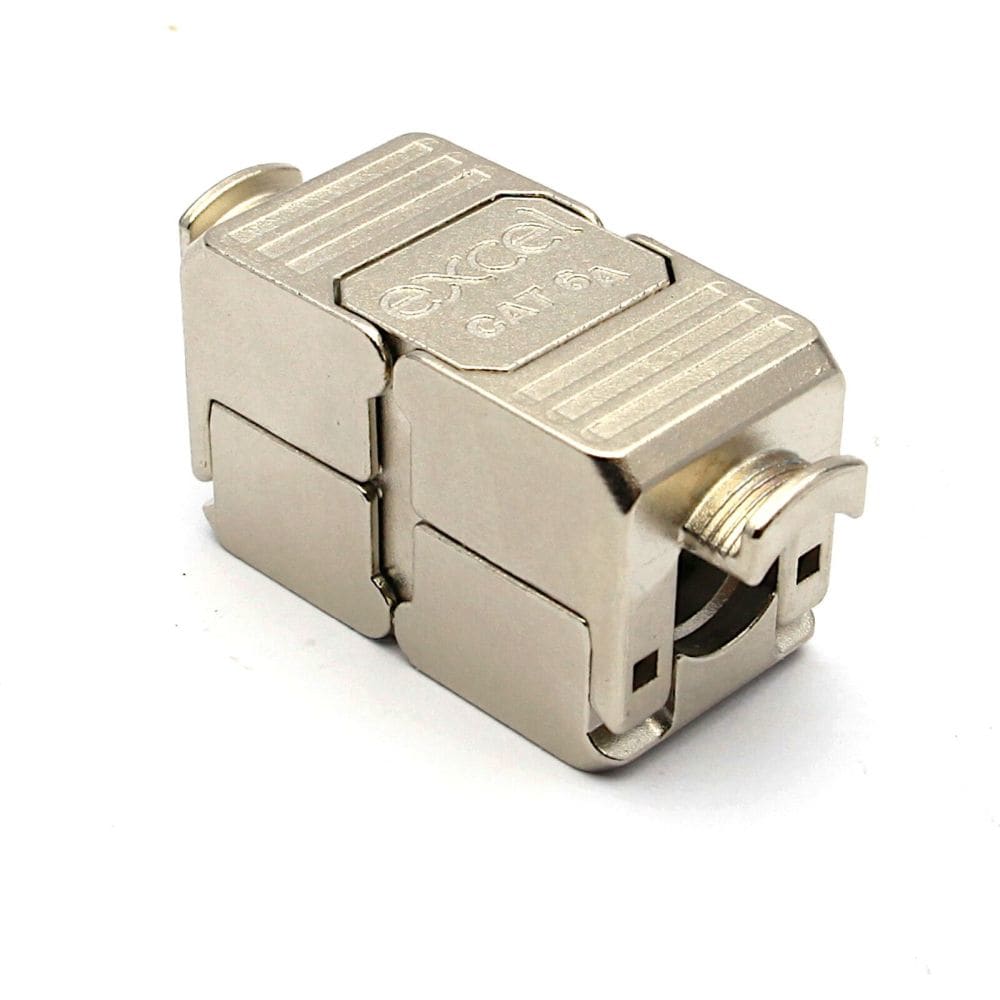 Excel Networking Solutions CAT 6A Screened Toolless Coupler - 6-pack (IP20 - indoor) 100-114-06