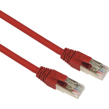Excel Networking Solutions CAT 6A Patch cord F/FTP Shielded LS0H Blade Booted 1m - Red 100-161