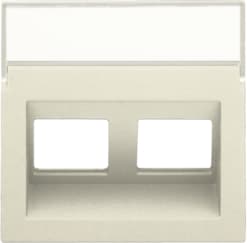 NIKO Centraalplaat 2x RJ45 STP cat.6