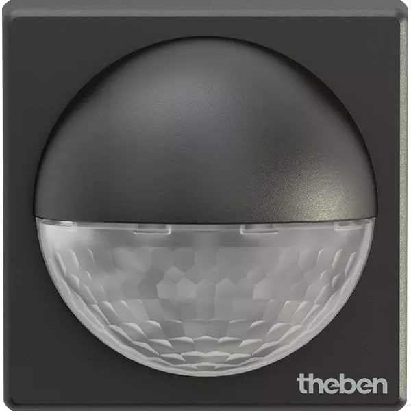 THEBEN Bewegingsmelder buiten ZWART wandmontage 180° 1 kan. 12m IP55 500W LED 10007