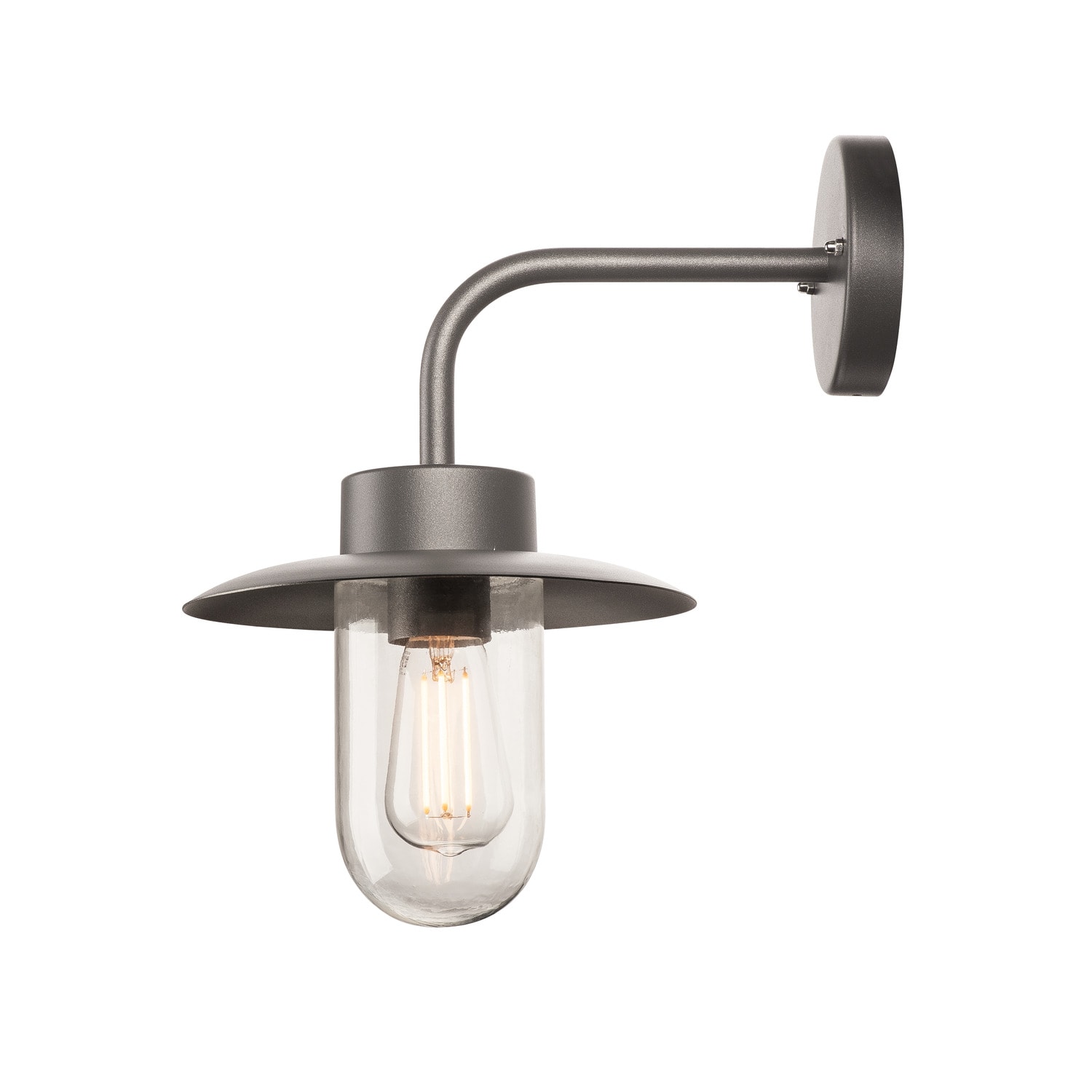 SLV Belgium Molat E27 wandarmatuur outdoor antraciet max 60W IP44 1000820