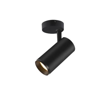 SLV Belgium Numinos spot phase M LED plafondopbouw zwart/zwart 2700K 60° 1004196