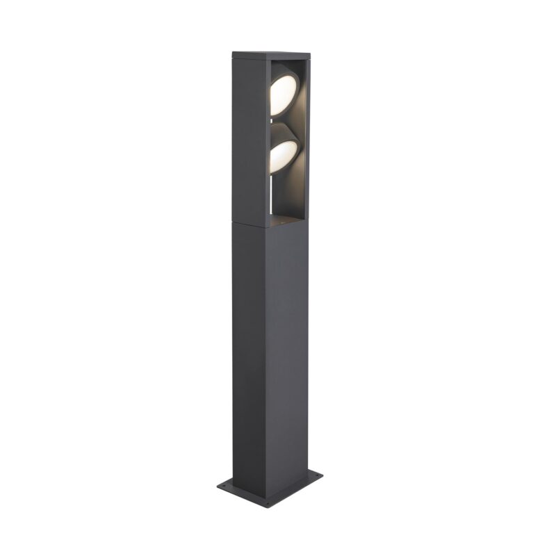SLV Belgium Eskina frame 75 FL outdoor LED staanlamp double antraciet CCT switch 3000/4000K 1004751