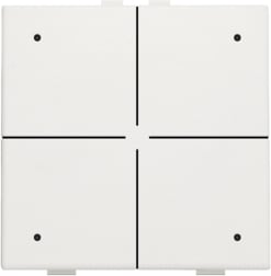 NIKO NHC - Viervoudige drukknop met leds en comfortsensoren