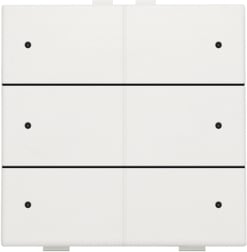 NIKO NHC - Zesvoudige drukknop met leds en comfortsensoren