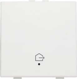 NIKO Enkelvoudige drukknop met led en comfortsensoren en symbool 101-52921