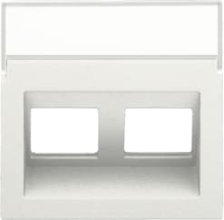NIKO Centraalplaat 2x RJ45 STP cat.6