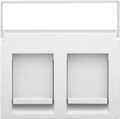 NIKO Centraalplaat 2x RJ45 UTP cat.5E