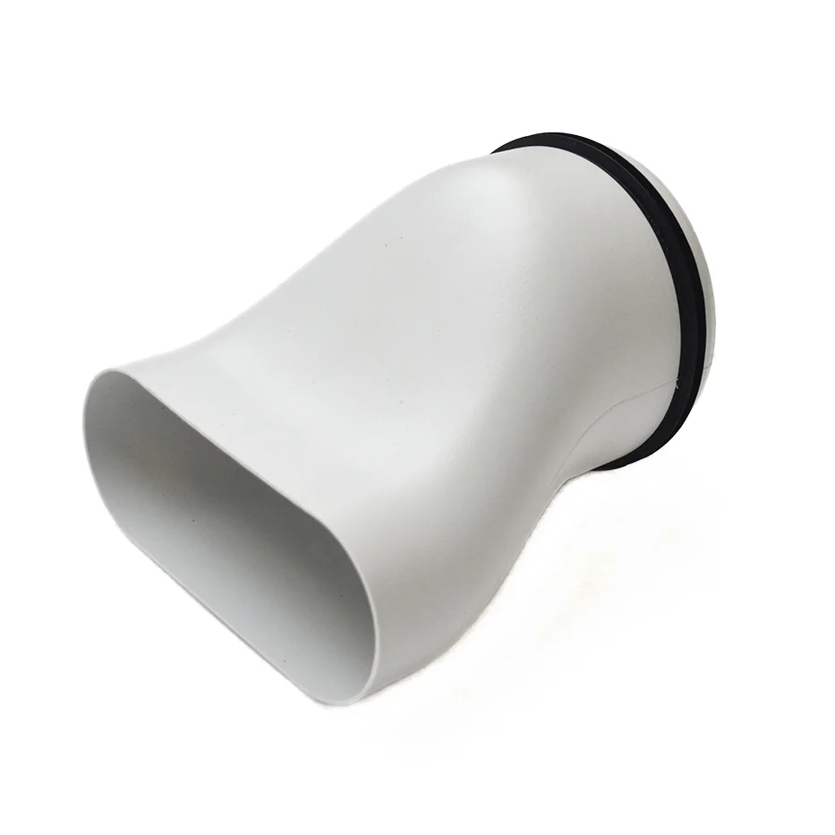 Begetube Profi air overgangstuk DN125 naar oval duct buis 163x68 begetube 10446812