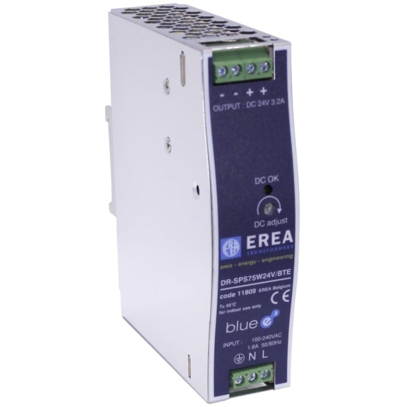 EREA Geschakelde DC voeding 230V AC // 24V DC In 3