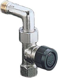 Oventrop Thermostaatkraan met bocht 1/2 oventrop ex 1180304 1181304