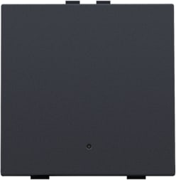 NIKO Enkelvoudige drukknop met led en comfortsensoren 122-52201
