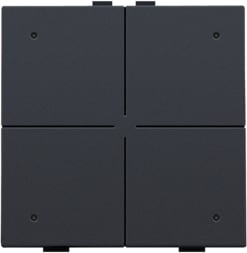 NIKO Viervoudige drukknop met leds en comfortsensoren 122-52204