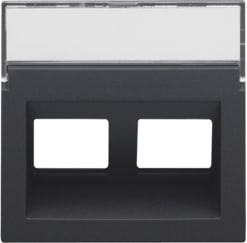 NIKO Centraalplaat 2x RJ45 STP cat.6