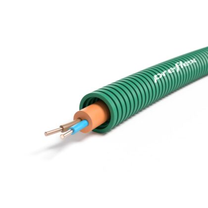 PREFLEX SAFE Preflex safe voorbedrade buis 16mm LS0H groen + installatie RF1H30 2X1