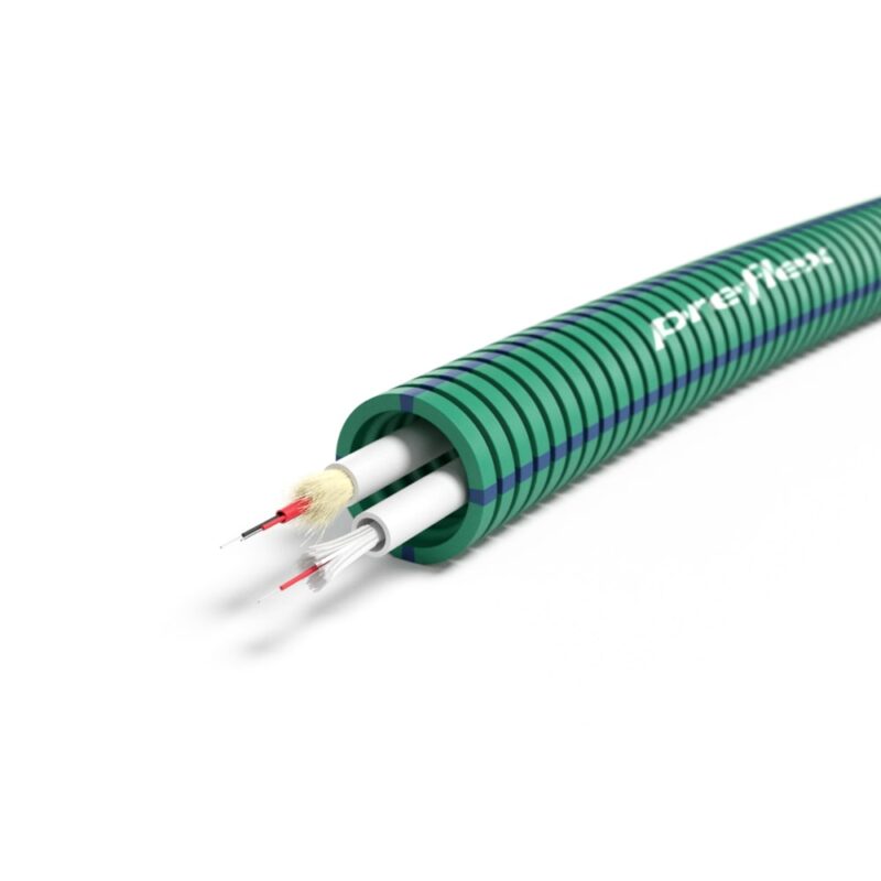 PREFLEX SAFE Preflex safe voorbedrade buis 16mm LS0H groen + WYRE 1XG657A1 + PROXIMUS DC 100m 1234003824