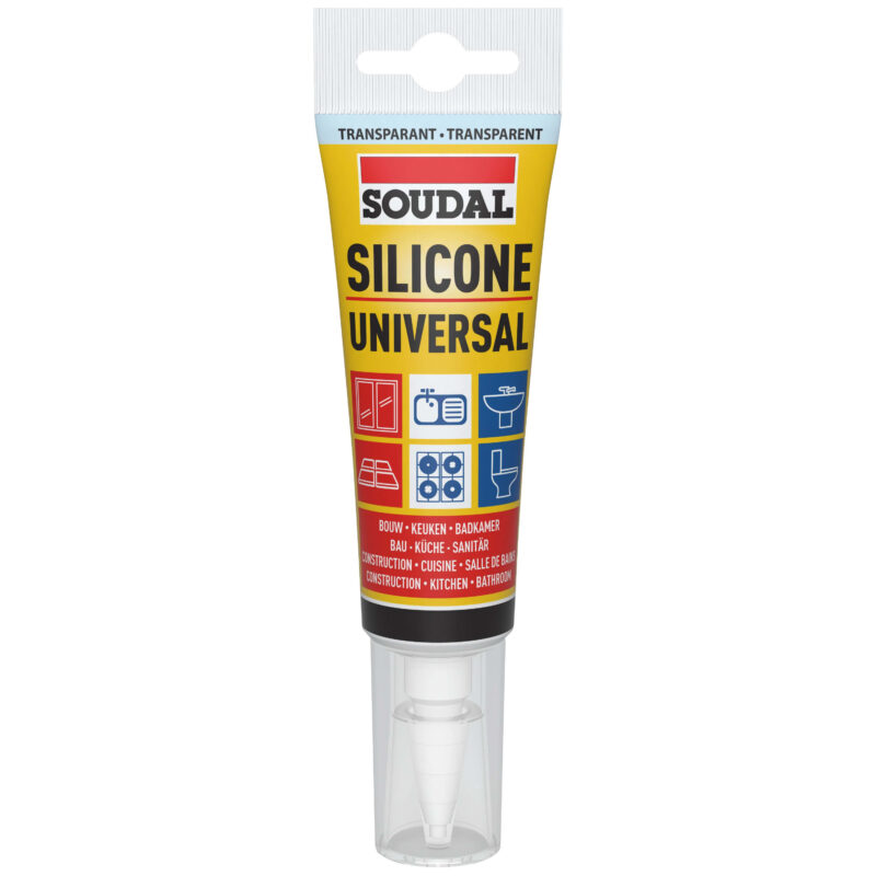 Soudal Siliconen Soudal universeel - Transparant tube 80ml 124744