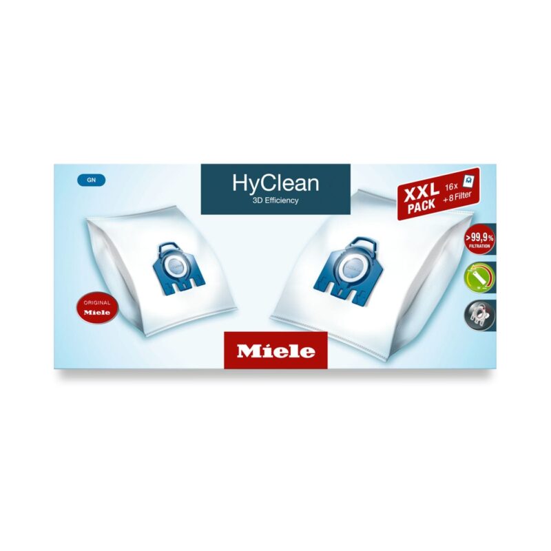 MIELE Stofzakken HyClean 3D Efficiency GN -16stuks 12498250