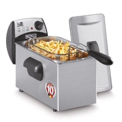 Van Ratingen Friteuse 2200W 3l - 2-4 personen - koude zone - dubbel 141001