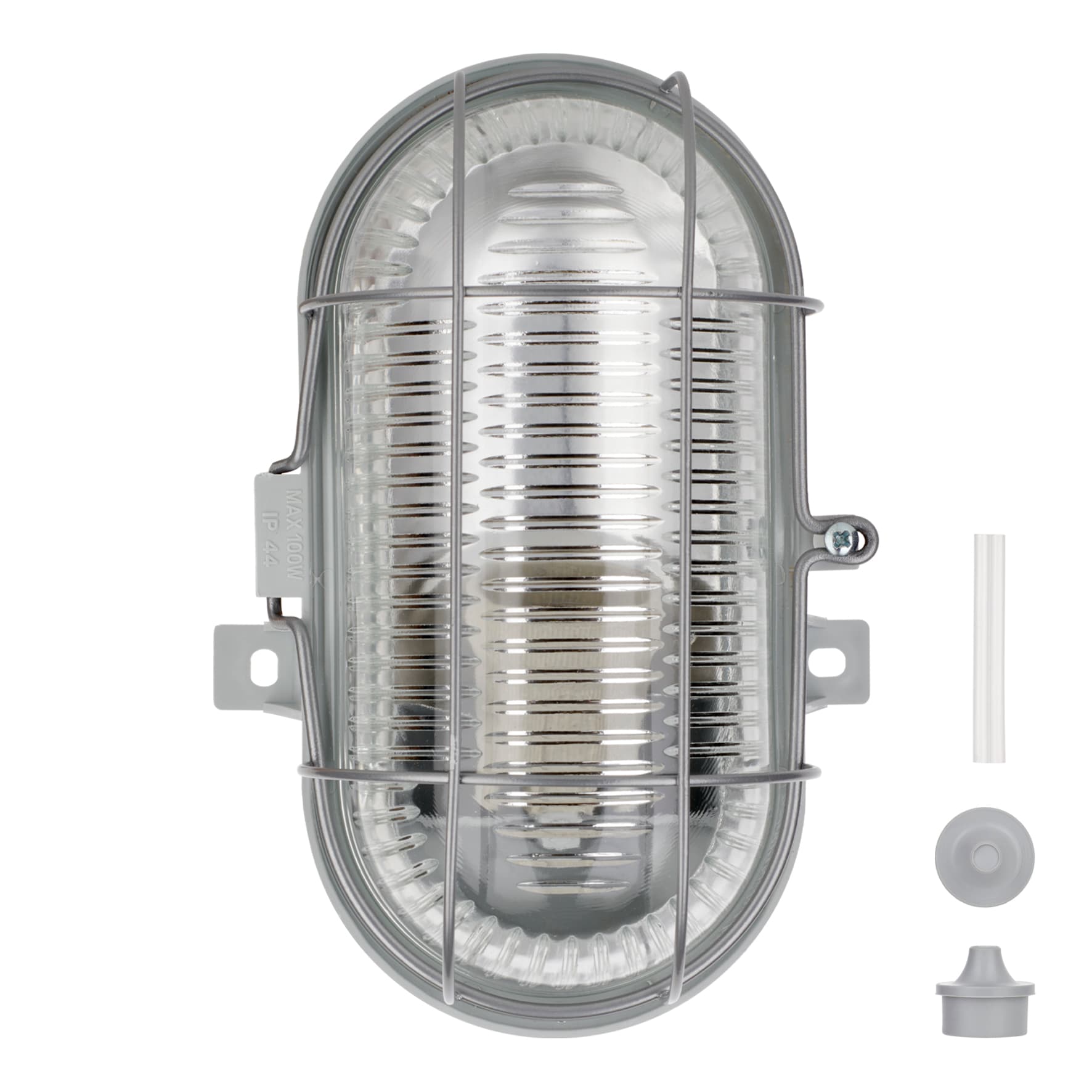BAILEY RoBust Bulkhead E27 Oval Large Grey 100W 145970