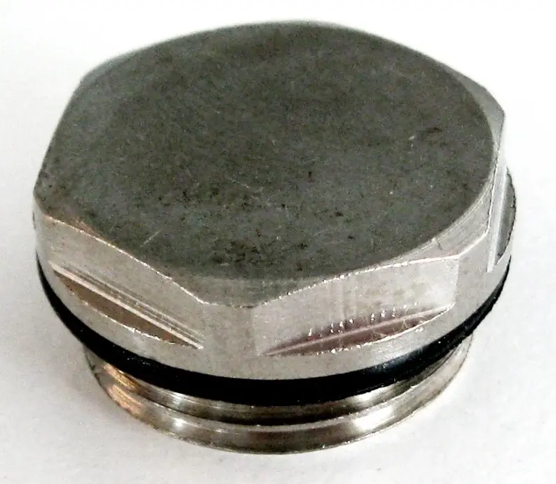 Demeta Radiatorstop met o-ring 1/2 15
