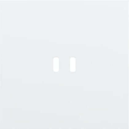 NIKO 1v afdekplaat voor dubbele usb-c