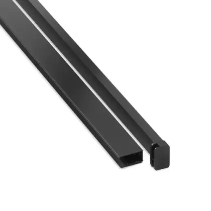 Vivo Wall muurprofiel en stabilisatiestang - zwart mat 1564326