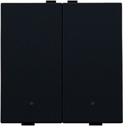 NIKO NHC tweevoudige drukknop met leds en comfortsensoren
