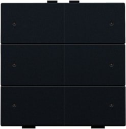 NIKO Zesvoudige drukknop met leds en comfortsensoren 161-52206