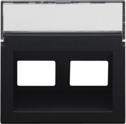 NIKO Centraalplaat 2x RJ45 STP cat.6