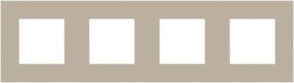NIKO Afdekplaat (71mm) PURE 4-voudig horizontaal