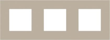 NIKO Afdekplaat (71mm) PURE 3-voudig horizontaal
