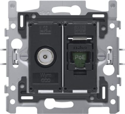 NIKO Coax/rj45-aansl. utp cat5e