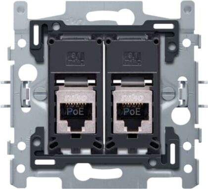 NIKO 2 rj45-aansluitingen stp cat6