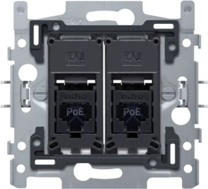 NIKO 2 rj45-aansluitingen utp cat6a
