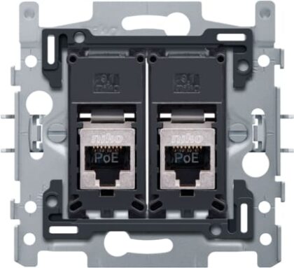 NIKO 2 rj45-aansluitingen stp cat6a