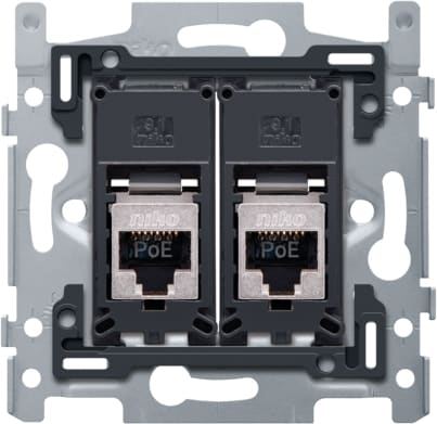 NIKO 2 rj45-aansluitingen stp cat6a