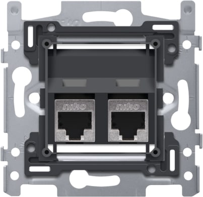NIKO 2 rj45-aansluitingen stp cat6a