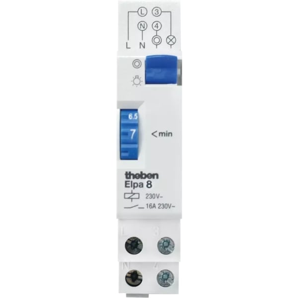 THEBEN Elektromechanische trappenhuisautomaat 230V 50HZ 1-7M 1NO 16A 18