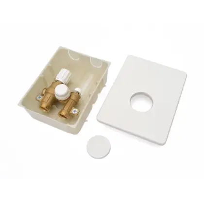 Begetube IC-Box 2 regeling voor hoge en lage temperatuursystemen met ingebouwde regeling - wit 180100020