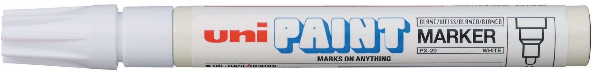 Pritt UNI-BALL PX20 PAINT MARKER WIT 183.249