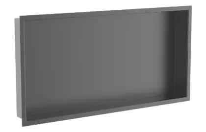 Vivo inbouwnis 600 x 300 x 70 mm - Gun Metal PVD - staal mat PVD 1960652