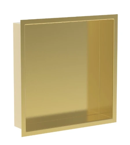 Vivo inbouwnis 300 x 300 x 70 mm - Brushed Gold PVD - goud mat PVD 1960686