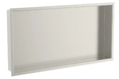Vivo inbouwnis 600 x 300 x 70 mm - Brushed Nickel PVD - geborsteld mat PVD 1960688