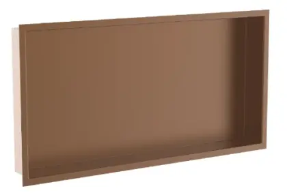 Vivo inbouwnis 600 x 300 x 70 mm - Brushed Copper PVD - koper mat PVD 1984937