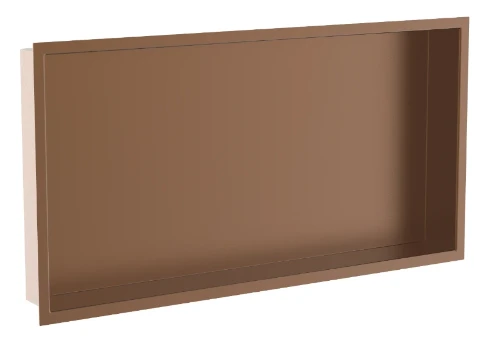Vivo inbouwnis 600 x 300 x 70 mm - Brushed Copper PVD - koper mat PVD 1984937