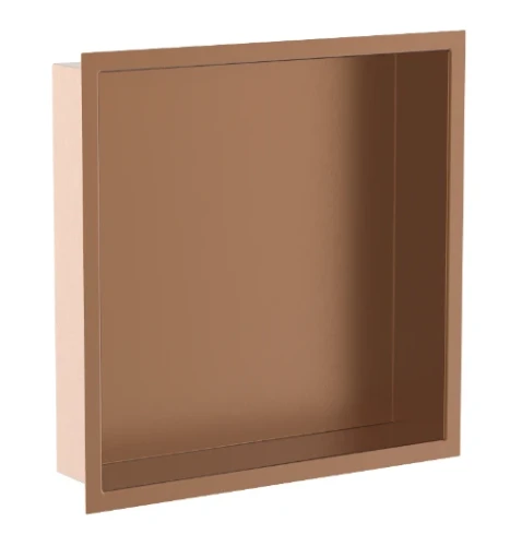 Vivo inbouwnis 300 x 300 x 70 mm - Brushed Copper PVD - koper mat PVD 1984964