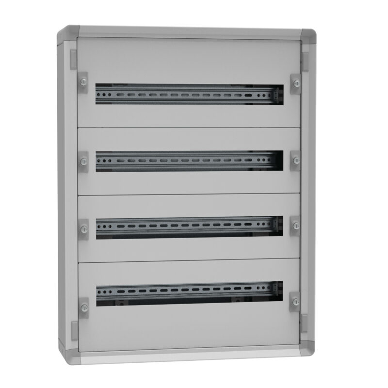 LEGRAND XL³HP 160 - Metalen opbouwwandkast - 4x24 mod - IP30 - IK07 - 750mm 1CO4R24S