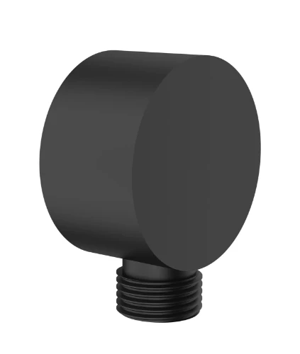 Vivo muuraansluitbocht 1/2 - zwart mat PVD 2051000