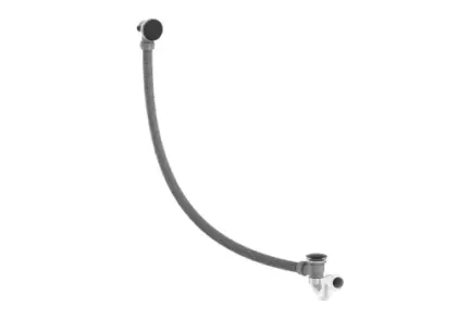Vivo verlengde automatische lediging voor bad met click-clack - zwart mat PVD 2058536